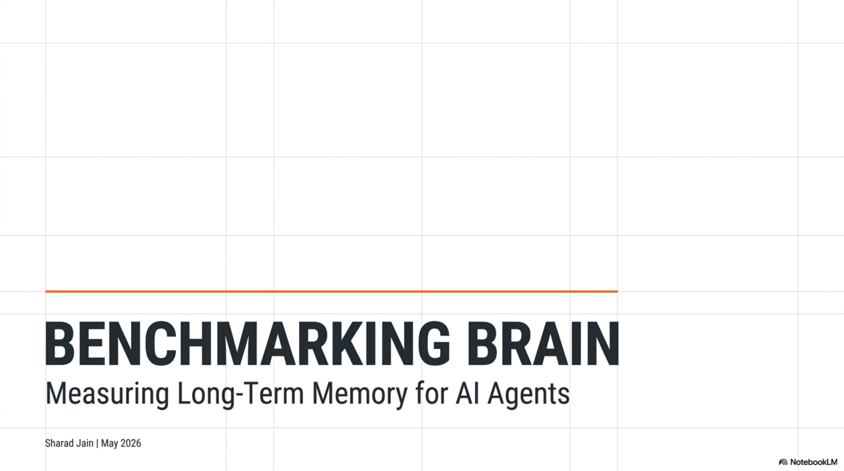 Benchmarking Brain — measuring long-term memory for AI agents